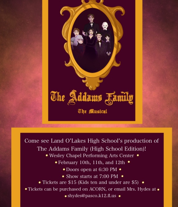 Purchase Addams Family the musical tickets!