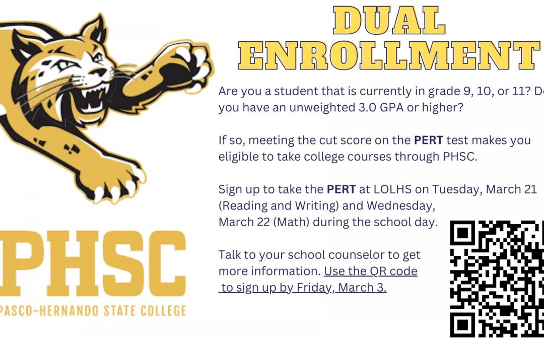 Dual Enrollment Opportunity for 2023-24