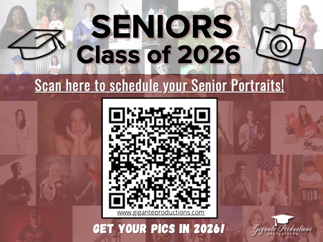 Class of 2026 Schedule Your Senior Pictures!