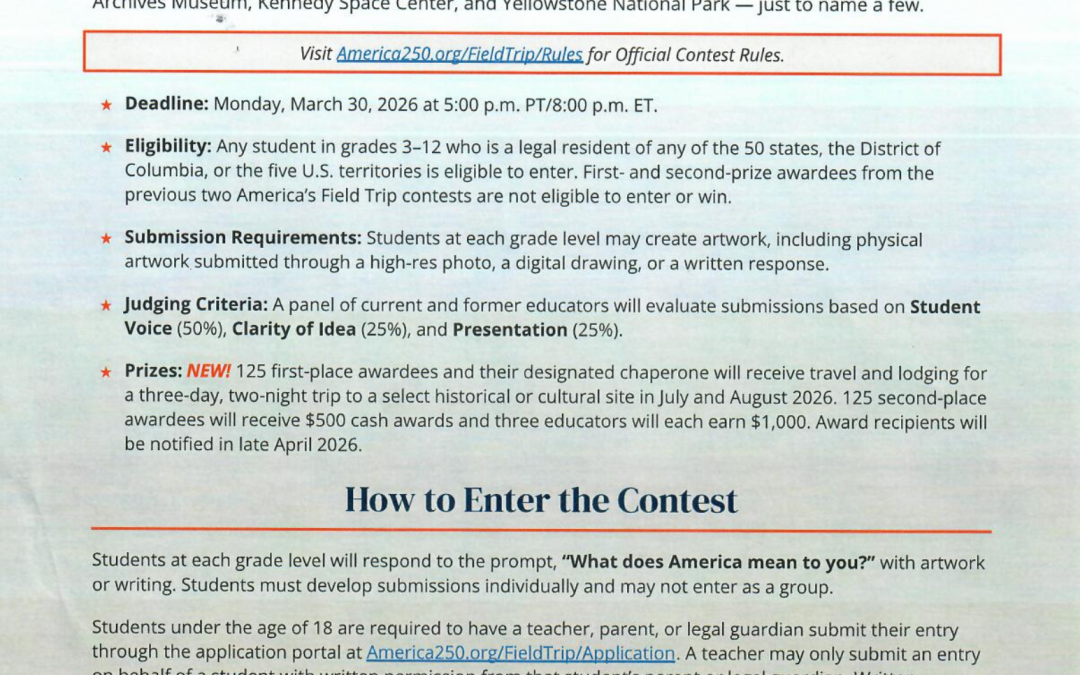 America’s Field Trip