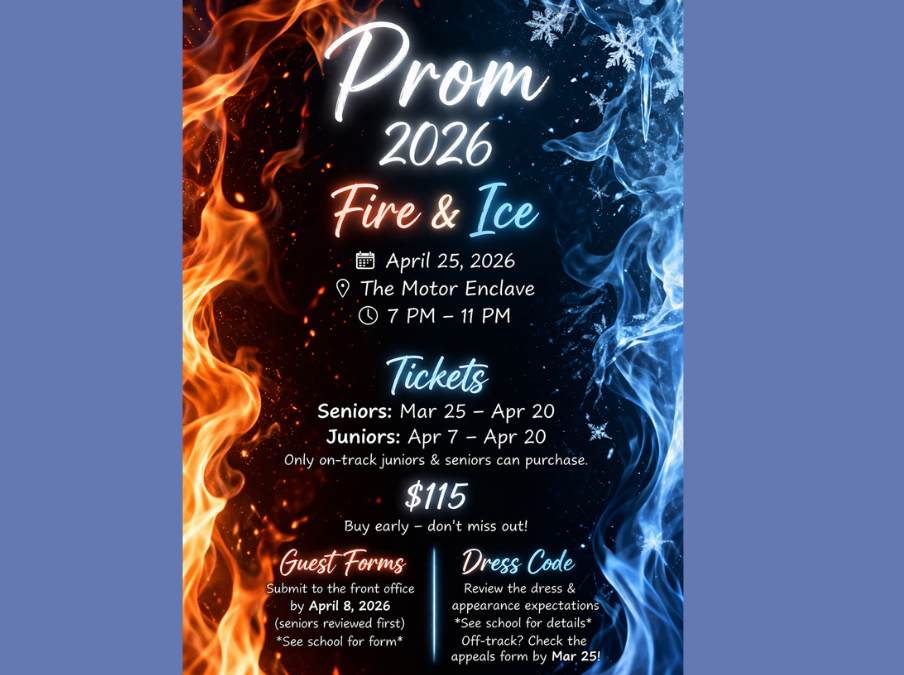 Senior/Junior Prom 2026 Information & Appeals!