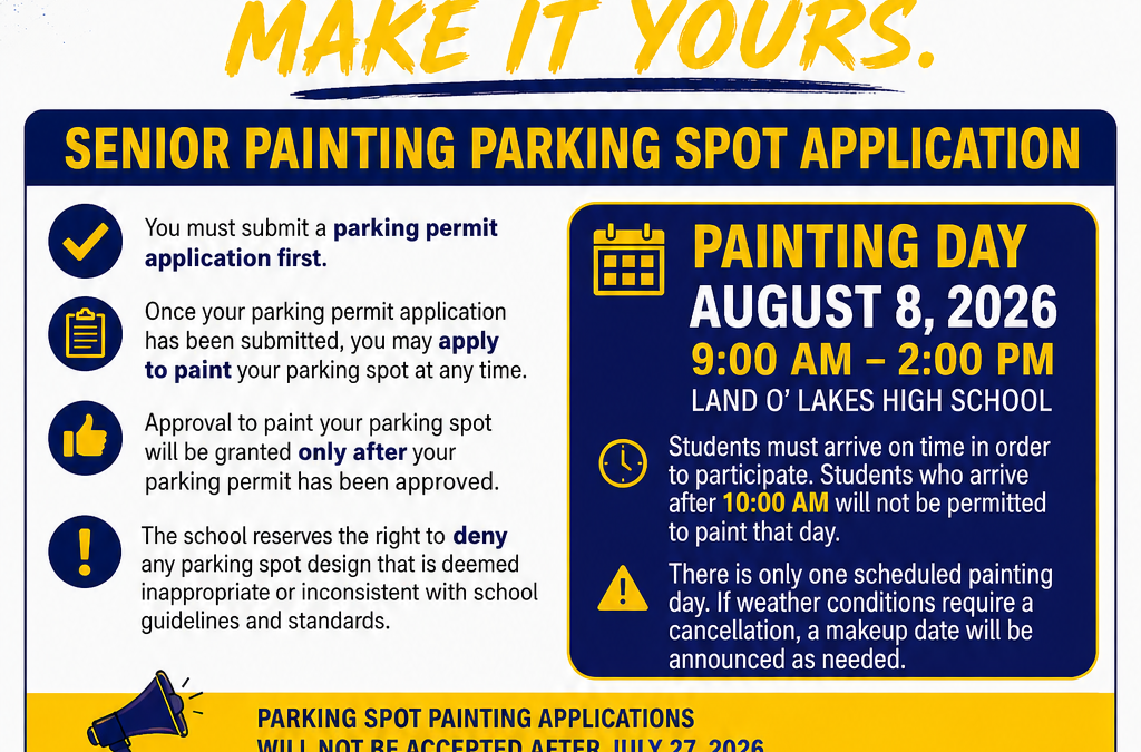 Parking and Painting Applications are Now Open!