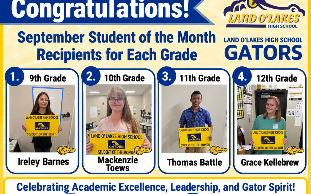 September Student of the Month!